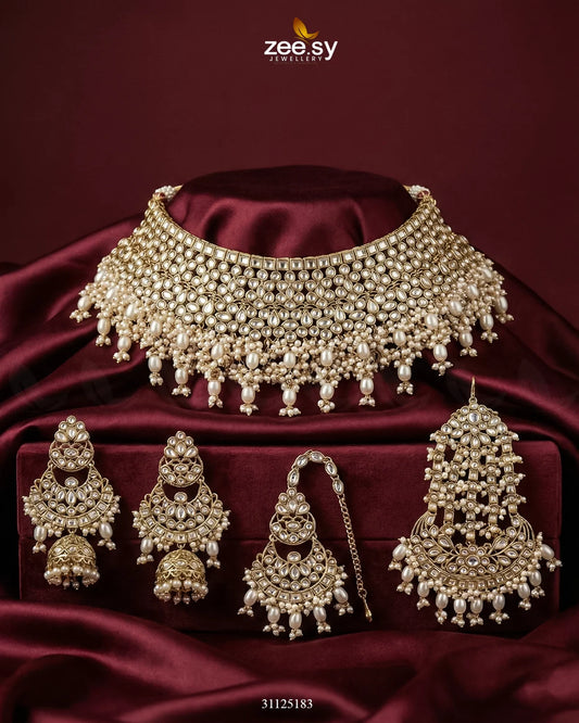 Eminent Wide Gilded Bridal Set